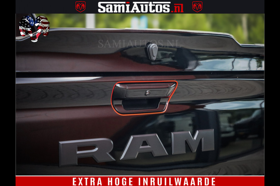 Dodge Ram 1500 Night Premium | Full Option | De Meest Luxe Pick-Up in zijn Klasse | Comfortabele Dubbele Cabine met Royale 5 Zitplaatsen | BPM vrij | Nu Leverbaar uit Voorraad | Voorraad Nr 2287 - 3384
