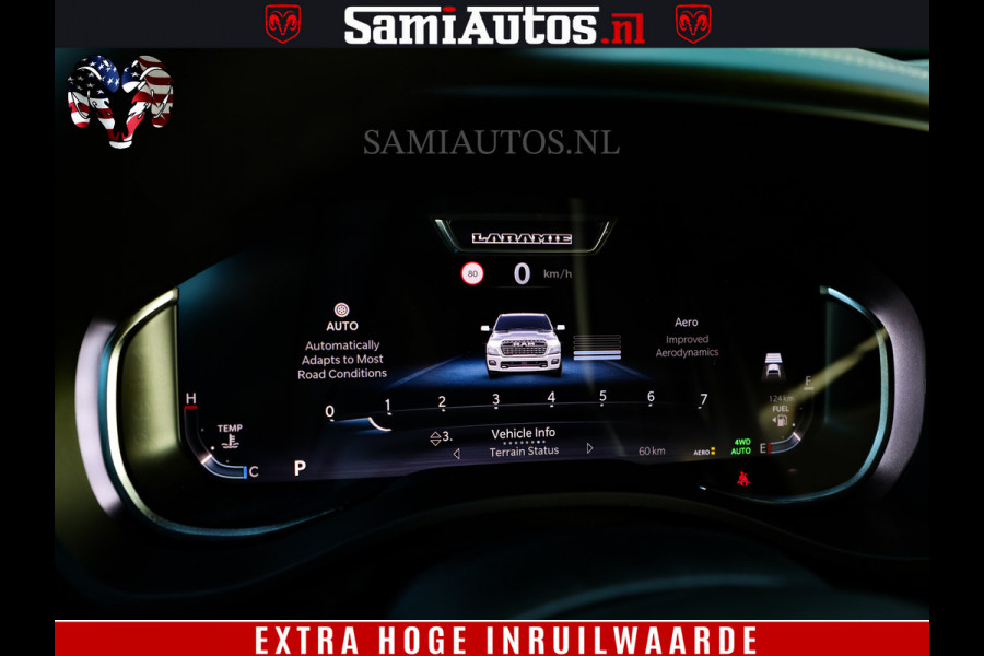 Dodge Ram 1500 Night Premium | Full Option | De Meest Luxe Pick-Up in zijn Klasse | Comfortabele Dubbele Cabine met Royale 5 Zitplaatsen | BPM vrij | Nu Leverbaar uit Voorraad | Voorraad Nr 2287 - 3384