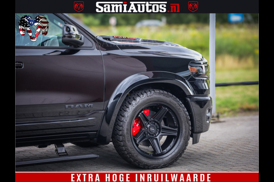 Dodge Ram 1500 Night Premium | Full Option | De Meest Luxe Pick-Up in zijn Klasse | Comfortabele Dubbele Cabine met Royale 5 Zitplaatsen | BPM vrij | Nu Leverbaar uit Voorraad | Voorraad Nr 2287 - 3384
