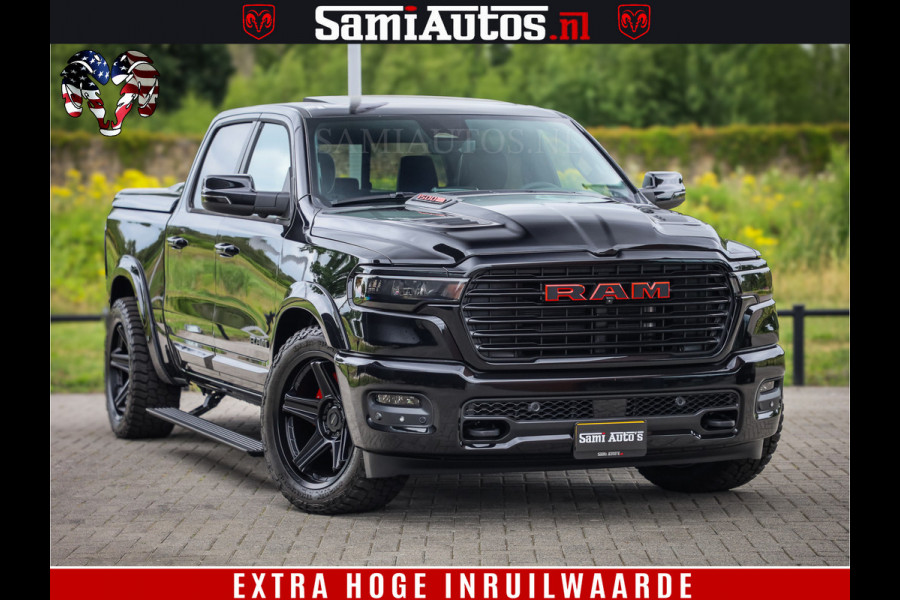 Dodge Ram 1500 Night Premium | Full Option | De Meest Luxe Pick-Up in zijn Klasse | Comfortabele Dubbele Cabine met Royale 5 Zitplaatsen | BPM vrij | Nu Leverbaar uit Voorraad | Voorraad Nr 2287 - 3384