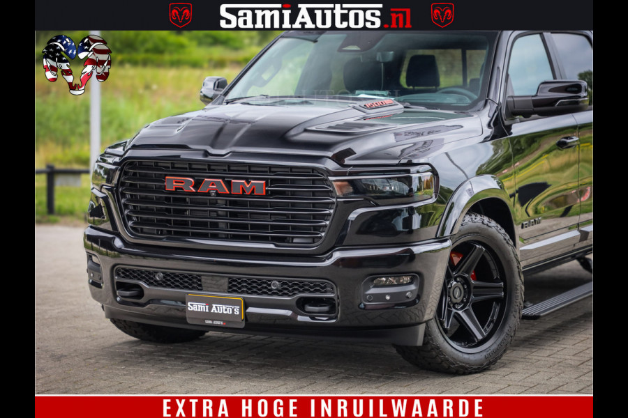 Dodge Ram 1500 Night Premium | Full Option | De Meest Luxe Pick-Up in zijn Klasse | Comfortabele Dubbele Cabine met Royale 5 Zitplaatsen | BPM vrij | Nu Leverbaar uit Voorraad | Voorraad Nr 2287 - 3384