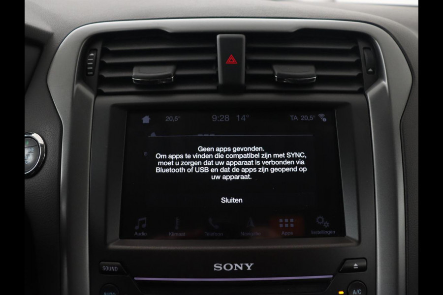 Ford Mondeo 2.0 IVCT HEV Titanium X | Leder | Stoelverwarming | Camera | Adaptive cruise | Memory | Carplay | Full LED | Keyless | Navigatie | Park Assist | Dodehoek detectie | Climate control