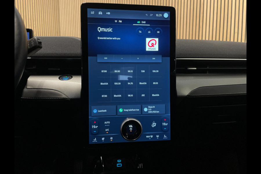 Ford Mustang Mach-E Extended RWD 98 kWh|95,5% SOH|GROTE ACCU|AFN.TREKH.|LEDER|ACC|CAMERA|CARPLAY|STOEL+STUURVERW|NAP|NL|INCL. BTW|