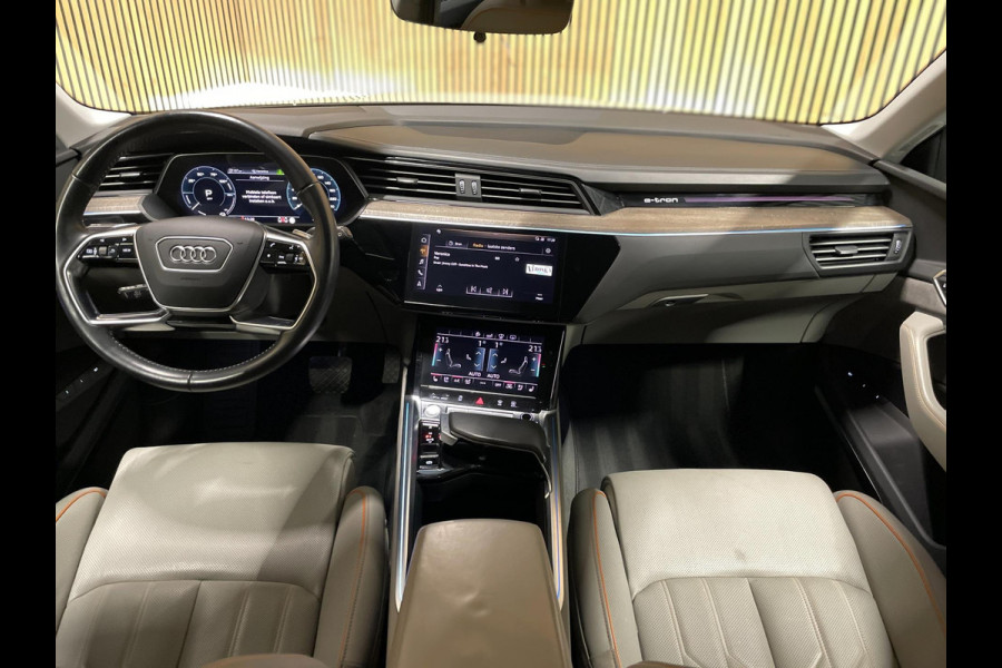 Audi e-tron 55 Quattro Advanced 95 kWh|FULL OPTION|HEAD-UP|PANO|B&O|ACC|360 CAMERA|CARPLAY,ANDROID AUTO|AMBIENT|STOELVERW+KOELING|