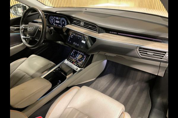 Audi e-tron 55 Quattro Advanced 95 kWh|FULL OPTION|HEAD-UP|PANO|B&O|ACC|360 CAMERA|CARPLAY,ANDROID AUTO|AMBIENT|STOELVERW+KOELING|