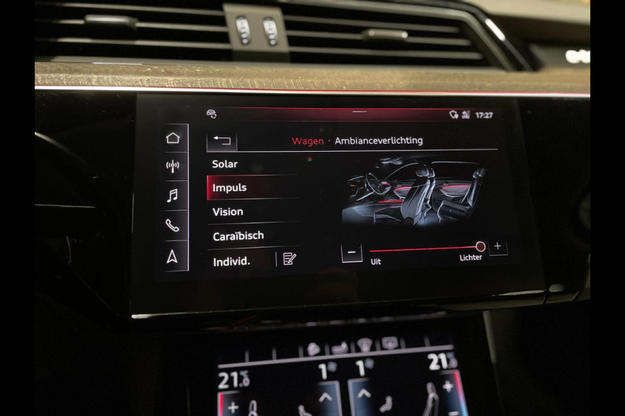 Audi e-tron 55 Quattro Advanced 95 kWh|FULL OPTION|HEAD-UP|PANO|B&O|ACC|360 CAMERA|CARPLAY,ANDROID AUTO|AMBIENT|STOELVERW+KOELING|