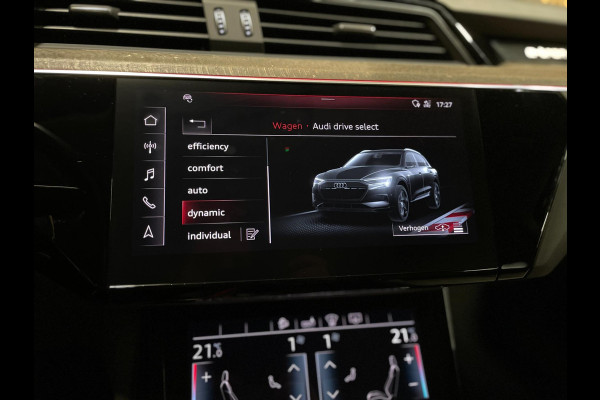 Audi e-tron 55 Quattro Advanced 95 kWh|FULL OPTION|HEAD-UP|PANO|B&O|ACC|360 CAMERA|CARPLAY,ANDROID AUTO|AMBIENT|STOELVERW+KOELING|