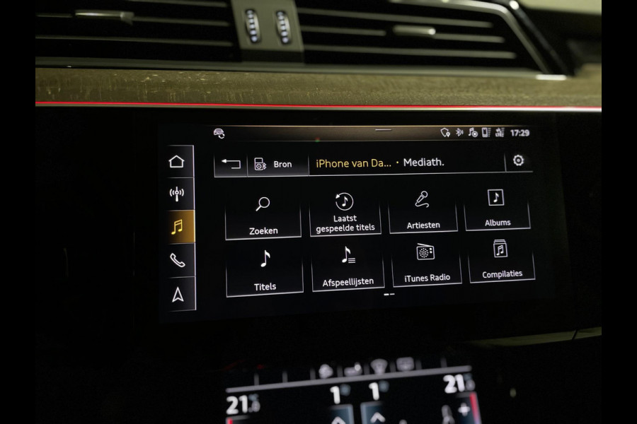 Audi e-tron 55 Quattro Advanced 95 kWh|FULL OPTION|HEAD-UP|PANO|B&O|ACC|360 CAMERA|CARPLAY,ANDROID AUTO|AMBIENT|STOELVERW+KOELING|