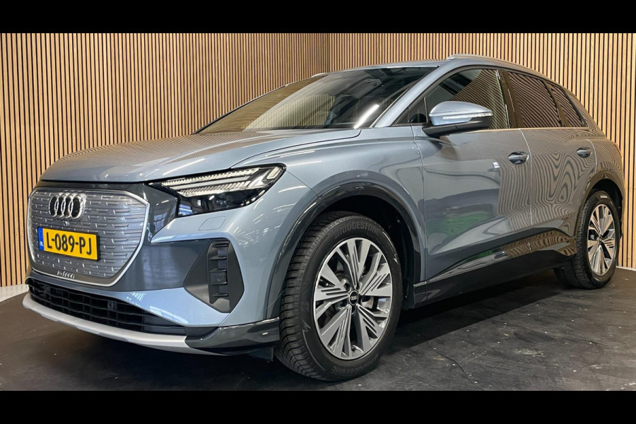 Audi Q4 e-tron 40 Advanced 77 kWh|GROTE ACCU|ACC|CARPLAY|CLIMATE,CRUISE CTRL|STOELVERW.|ELEK. KLEP|INCL. BTW|1e EIG.|NL-AUTO|NAP|