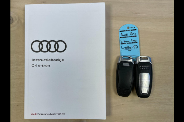 Audi Q4 e-tron 40 Advanced 77 kWh|GROTE ACCU|ACC|CARPLAY|CLIMATE,CRUISE CTRL|STOELVERW.|ELEK. KLEP|INCL. BTW|1e EIG.|NL-AUTO|NAP|