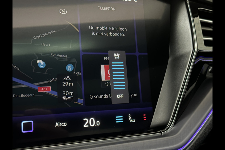 Volkswagen Touareg R 3.0 TSI 462PK E-Hybrid | Luchtvering | Puglia-Leder | Panorama | DYN-Audio | Massage | Ventilatie | ACC | Trekhaak | Nachtzicht | Head-Up | Ergo-Comfort | 22" | Keyless-Entry | Memory | 4-Zone Clima | ISO-Glas | Stoelverwarming V+A | Dodehoek | Standkachel | Carplay | Draadloos Laden |