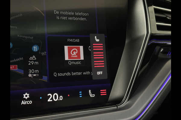 Volkswagen Touareg R 3.0 TSI 462PK E-Hybrid | Luchtvering | Puglia-Leder | Panorama | DYN-Audio | Massage | Ventilatie | ACC | Trekhaak | Nachtzicht | Head-Up | Ergo-Comfort | 22" | Keyless-Entry | Memory | 4-Zone Clima | ISO-Glas | Stoelverwarming V+A | Dodehoek | Standkachel | Carplay | Draadloos Laden |