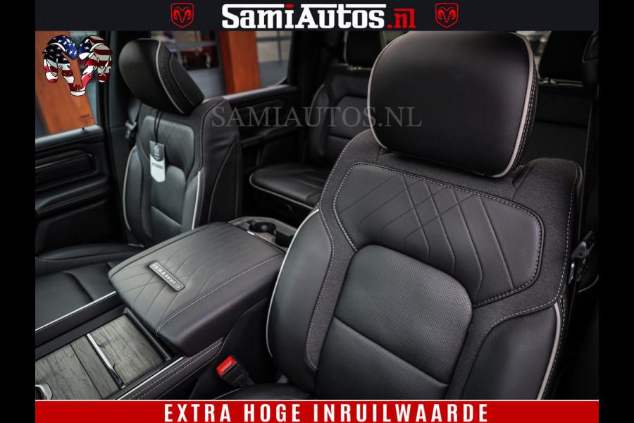 Dodge Ram 1500 Limited Night H.O 540HP 706Nm | Massage + Full Option | De Meest Luxe en Volle Pick-Up in zijn Klasse | Comfortabele Dubbele Cabine met Royale 5 Zitplaatsen | BPM vrij | Nu Leverbaar uit Voorraad | Voorraad Nr 2329 - 5135
