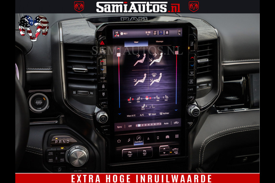 Dodge Ram 1500 Limited Night H.O 540HP 706Nm | Massage + Full Option | De Meest Luxe en Volle Pick-Up in zijn Klasse | Comfortabele Dubbele Cabine met Royale 5 Zitplaatsen | BPM vrij | Nu Leverbaar uit Voorraad | Voorraad Nr 2329 - 5135