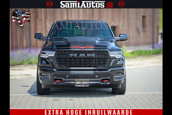 Dodge Ram 1500 Limited Night H.O 540HP 706Nm | Massage + Full Option | De Meest Luxe en Volle Pick-Up in zijn Klasse | Comfortabele Dubbele Cabine met Royale 5 Zitplaatsen | BPM vrij | Nu Leverbaar uit Voorraad | Voorraad Nr 2329 - 5135