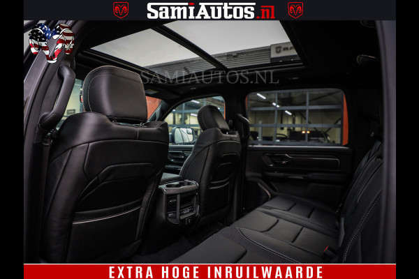 Dodge Ram 1500 Limited Night H.O 540HP 706Nm | Massage + Full Option | De Meest Luxe en Volle Pick-Up in zijn Klasse | Comfortabele Dubbele Cabine met Royale 5 Zitplaatsen | BPM vrij | Nu Leverbaar uit Voorraad | Voorraad Nr 2329 - 5135