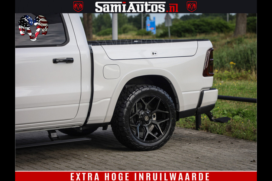 Dodge Ram 1500 Limited Night High Output 540HP 706Nm | Massage + Full Option | De Meest Luxe en Volle Pick-Up in zijn Klasse | Comfortabele Dubbele Cabine met Royale 5 Zitplaatsen | BPM vrij | Nu Leverbaar uit Voorraad | Voorraad Nr 2351 - 7478
