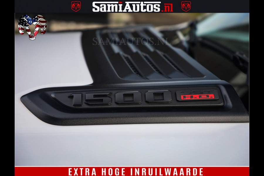 Dodge Ram 1500 Limited Night High Output 540HP 706Nm | Massage + Full Option | De Meest Luxe en Volle Pick-Up in zijn Klasse | Comfortabele Dubbele Cabine met Royale 5 Zitplaatsen | BPM vrij | Nu Leverbaar uit Voorraad | Voorraad Nr 2351 - 7478