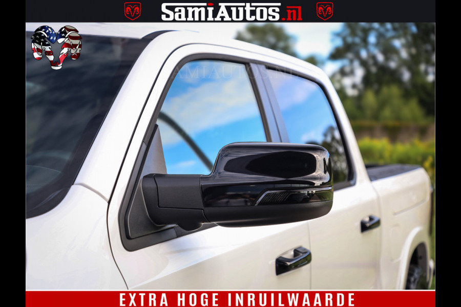 Dodge Ram 1500 Limited Night High Output 540HP 706Nm | Massage + Full Option | De Meest Luxe en Volle Pick-Up in zijn Klasse | Comfortabele Dubbele Cabine met Royale 5 Zitplaatsen | BPM vrij | Nu Leverbaar uit Voorraad | Voorraad Nr 2351 - 7478