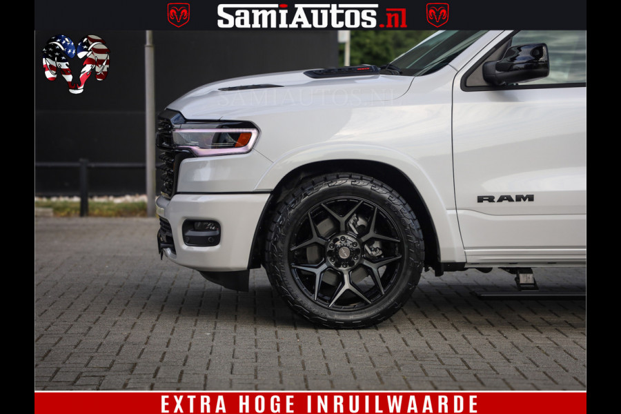 Dodge Ram 1500 Limited Night High Output 540HP 706Nm | Massage + Full Option | De Meest Luxe en Volle Pick-Up in zijn Klasse | Comfortabele Dubbele Cabine met Royale 5 Zitplaatsen | BPM vrij | Nu Leverbaar uit Voorraad | Voorraad Nr 2351 - 7478