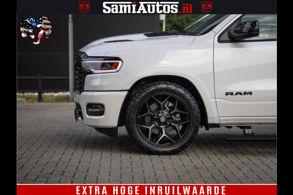 Dodge Ram 1500 Limited Night High Output 540HP 706Nm | Massage + Full Option | De Meest Luxe en Volle Pick-Up in zijn Klasse | Comfortabele Dubbele Cabine met Royale 5 Zitplaatsen | BPM vrij | Nu Leverbaar uit Voorraad | Voorraad Nr 2351 - 7478