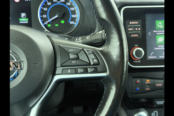 Nissan Leaf Acenta 40kWh Navi Camera Adap.Cruise Apple Carplay Android Ecc SOH 88% DAB Stuur-Stoel-Achterbankverwarming Lmv Privacy Glas Rijstrooksensor Origineel Nederlandse Auto 1e Eigenaar