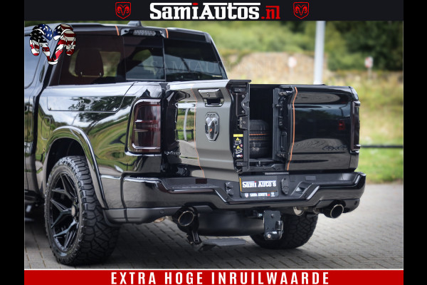 Dodge Ram 1500 Limited SPORT H.O 540HP 706Nm | Massage + Full Option | De Meest Luxe en Volle Pick-Up in zijn Klasse | Comfortabele Dubbele Cabine met Royale 5 Zitplaatsen | BPM vrij | Nu Leverbaar uit Voorraad | Voorraad Nr 2331
