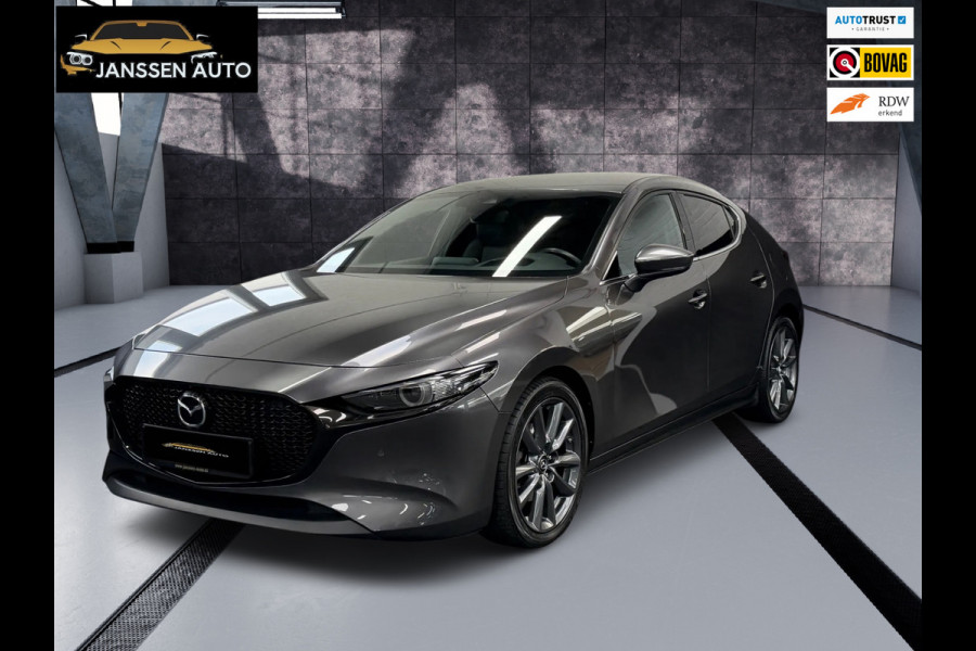 Mazda 3 2.0 e-SkyActiv-G M Hybrid 122 Luxury | Leder | Memory Stoel | HUD | 360 |Stuur - stoelverwarming | Topstaat