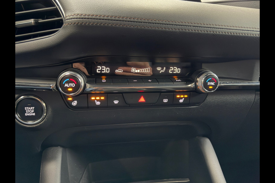 Mazda 3 2.0 e-SkyActiv-G M Hybrid 122 Luxury | Leder | Memory Stoel | HUD | 360 |Stuur - stoelverwarming | Topstaat