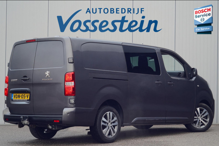 Peugeot Expert 2.0 BlueHDI 120 Long Asphalt DC / 5 Zitpl. / Automaat / 1e Eigenaar / Carplay / Head-Up / Trekhaak