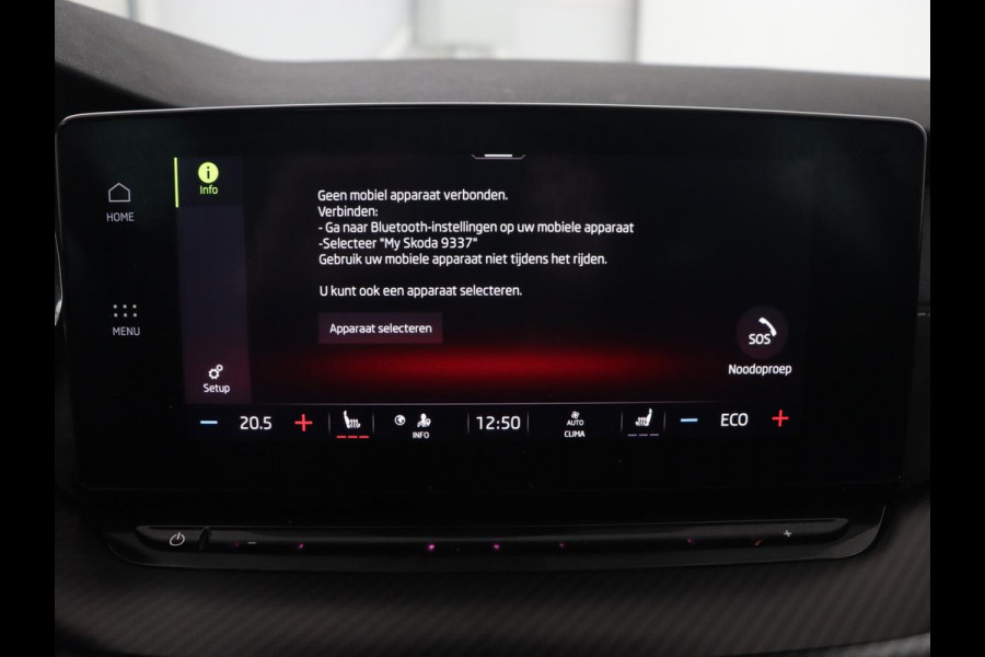 Škoda Octavia 1.4 TSI RS iV PHEV Business | Panoramadak | Head-Up | Leder/Alcantara | Stoelverwarming | Memory | Camera | Carplay | Matrix LED | Achterbankverwarming | Adaptive cruise | Plug In