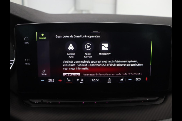 Škoda Octavia 1.4 TSI RS iV PHEV Business | Panoramadak | Head-Up | Leder/Alcantara | Stoelverwarming | Memory | Camera | Carplay | Matrix LED | Achterbankverwarming | Adaptive cruise | Plug In