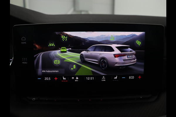 Škoda Octavia 1.4 TSI RS iV PHEV Business | Panoramadak | Head-Up | Leder/Alcantara | Stoelverwarming | Memory | Camera | Carplay | Matrix LED | Achterbankverwarming | Adaptive cruise | Plug In