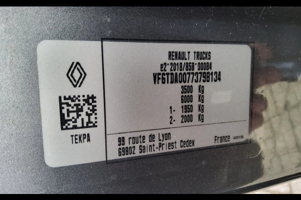 Renault Master 150.35 EURO 6 L3H2 ASFALT METALLIC - V-67-JRJ - BPM VRIJ!