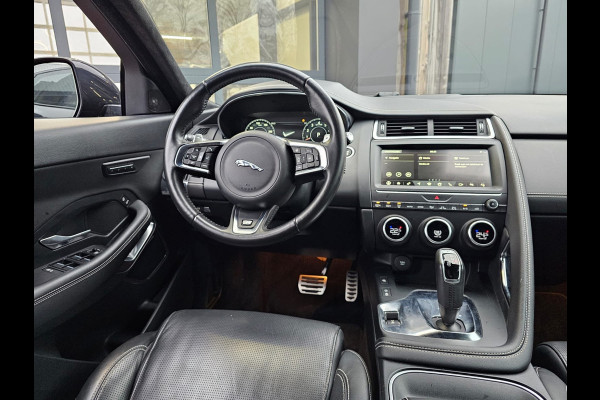 Jaguar E-Pace 2.0 P300 AWD R-Dynamic HSE | Black Pack | Meridan | Elek. stoelen + mermory | Leder | 360 camera | Sfeerverlichting | LMV 20" High gloss black |