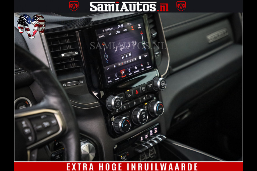 Dodge Ram 1500 SPORT BLACK EDITION | 4X4 5.7 V8 | VOL OPTIES | 360 CAMERA | APPLE CARPLAY | 3500KG | 22INCH NIGHT | FULL LED | ADAPTIVE CRUISE | MEMORY SEATS | LEDER | DUBBELE CABINE | CREWCAB