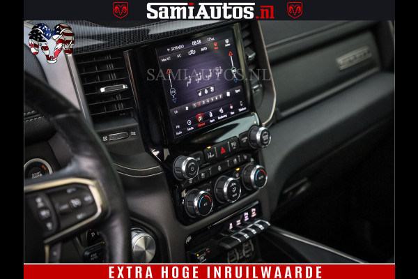 Dodge Ram 1500 SPORT BLACK EDITION | 4X4 5.7 V8 | VOL OPTIES | 360 CAMERA | APPLE CARPLAY | 3500KG | 22INCH NIGHT | FULL LED | ADAPTIVE CRUISE | MEMORY SEATS | LEDER | DUBBELE CABINE | CREWCAB