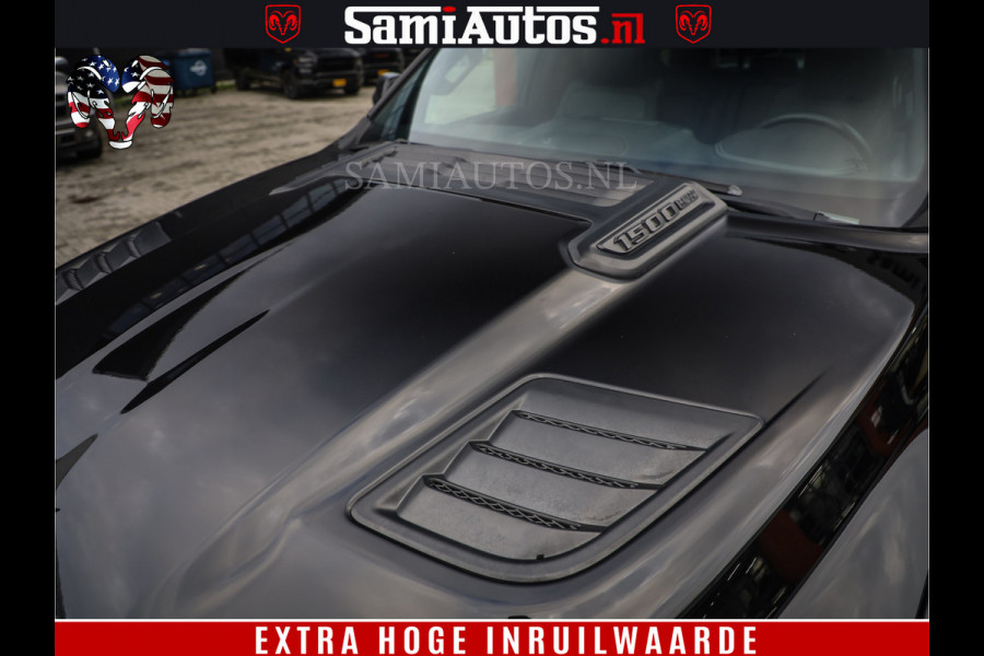 Dodge Ram 1500 SPORT BLACK EDITION | 4X4 5.7 V8 | VOL OPTIES | 360 CAMERA | APPLE CARPLAY | 3500KG | 22INCH NIGHT | FULL LED | ADAPTIVE CRUISE | MEMORY SEATS | LEDER | DUBBELE CABINE | CREWCAB
