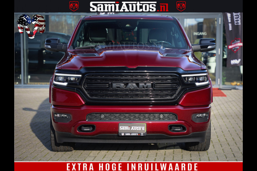 Dodge Ram 1500 Limited Night | Hemi 5.7 V8 4x4 | BOM VOL | Delmonico Red | Top Staat | Crew Cab | Dubbele Cabine | DC | 5 Persoons |