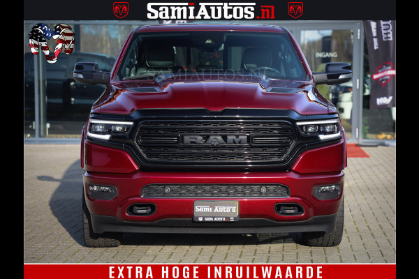 Dodge Ram 1500 Limited Night | Hemi 5.7 V8 4x4 | BOM VOL | Delmonico Red | Top Staat | Crew Cab | Dubbele Cabine | DC | 5 Persoons |