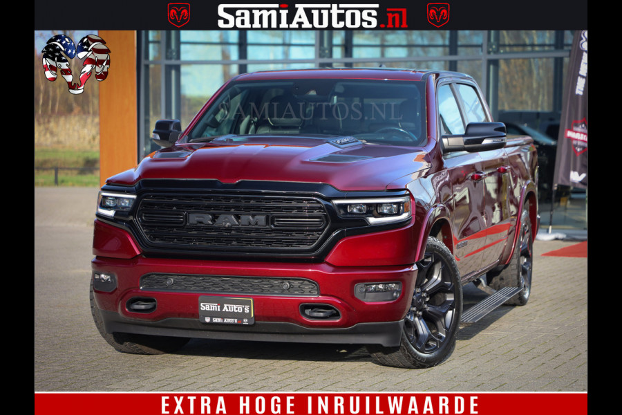 Dodge Ram 1500 Limited Night | Hemi 5.7 V8 4x4 | BOM VOL | Delmonico Red | Top Staat | Crew Cab | Dubbele Cabine | DC | 5 Persoons |