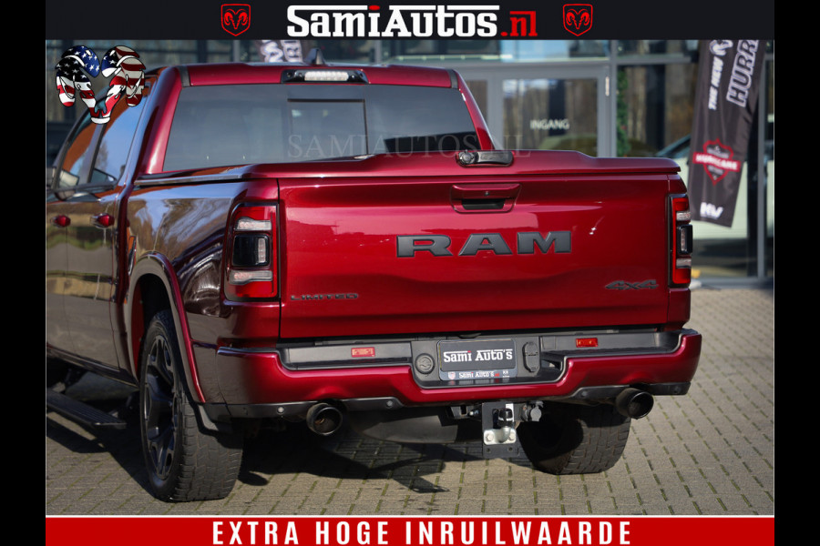Dodge Ram 1500 Limited Night | Hemi 5.7 V8 4x4 | BOM VOL | Delmonico Red | Top Staat | Crew Cab | Dubbele Cabine | DC | 5 Persoons |