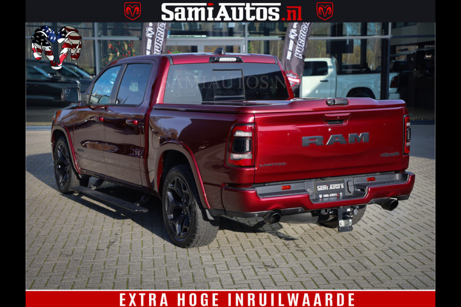 Dodge Ram 1500 Limited Night | Hemi 5.7 V8 4x4 | BOM VOL | Delmonico Red | Top Staat | Crew Cab | Dubbele Cabine | DC | 5 Persoons |