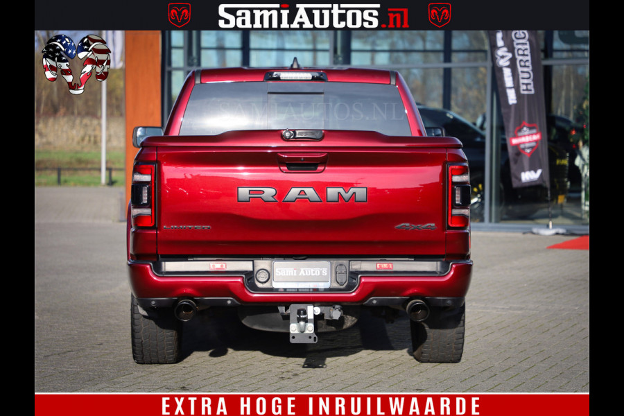 Dodge Ram 1500 Limited Night | Hemi 5.7 V8 4x4 | BOM VOL | Delmonico Red | Top Staat | Crew Cab | Dubbele Cabine | DC | 5 Persoons |