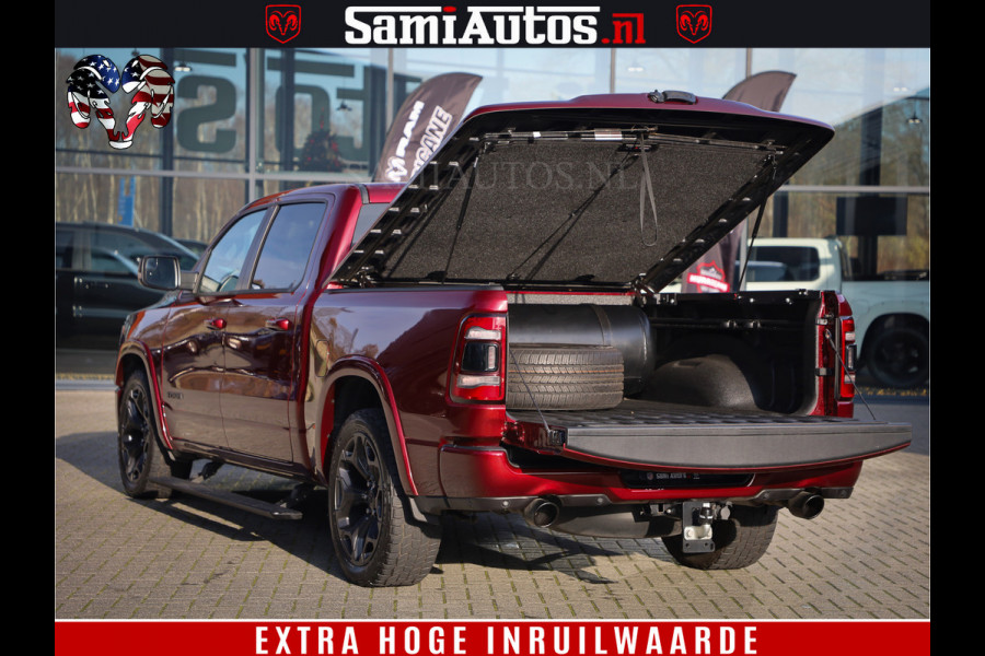 Dodge Ram 1500 Limited Night | Hemi 5.7 V8 4x4 | BOM VOL | Delmonico Red | Top Staat | Crew Cab | Dubbele Cabine | DC | 5 Persoons |