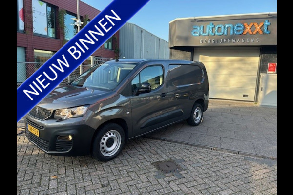 Peugeot Partner 1.5 BlueHDI Asphalt Long L2 I AIRCO I METALLIC I 1e EIGENAAR I DISTRIBUTIE VERVANGEN I COMPLETE ONDERHOUDSHISTORIE LONG VERSIE ! BRIDGESTONE 5 TOT 6 MM I APK MAART 2026