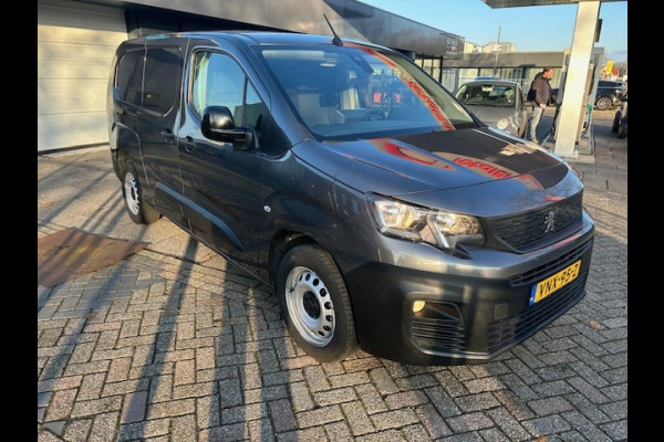 Peugeot Partner 1.5 BlueHDI Asphalt Long L2 I AIRCO I METALLIC I 1e EIGENAAR I DISTRIBUTIE VERVANGEN I COMPLETE ONDERHOUDSHISTORIE LONG VERSIE ! BRIDGESTONE 5 TOT 6 MM I APK MAART 2026