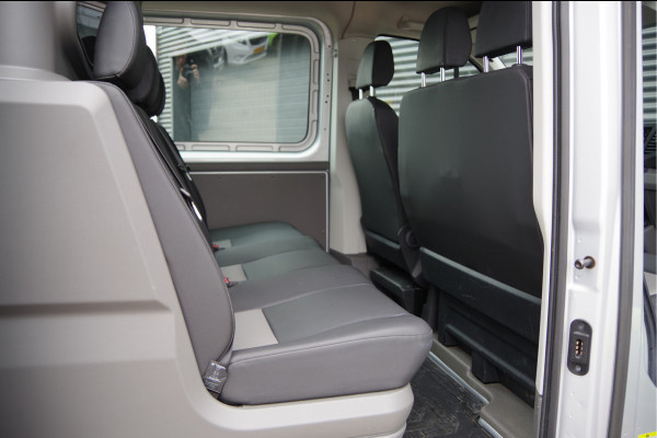 Volkswagen Crafter 35 2.0 TDI L3H2 DC 6P, 140PK AUT. LEDER, TREKHAAK, CAMERA, NAVI, AIRCO, APPLE CARPLAY/ANDROID AUTO, DUBBELE CABINE, DUBBEL CABIN