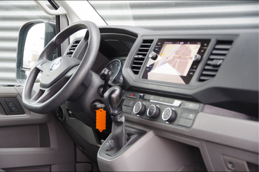 Volkswagen Crafter 35 2.0 TDI L3H2 DC 6P, 140PK AUT. LEDER, TREKHAAK, CAMERA, NAVI, AIRCO, APPLE CARPLAY/ANDROID AUTO, DUBBELE CABINE, DUBBEL CABIN