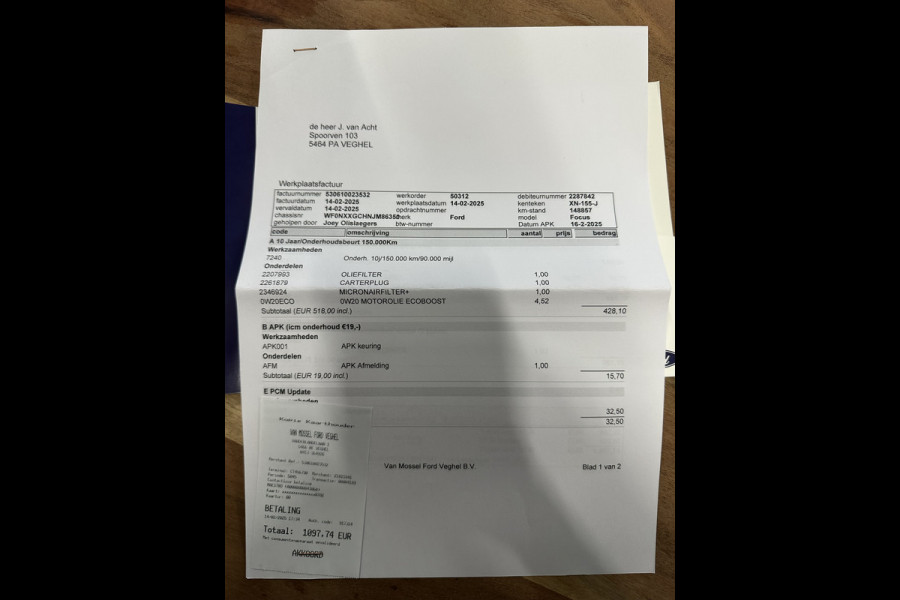 Ford Focus 1.0 EcoBoost ST Line Business DAB / CLIMA /  CRUISE / STYOELVERW / STUURVERW